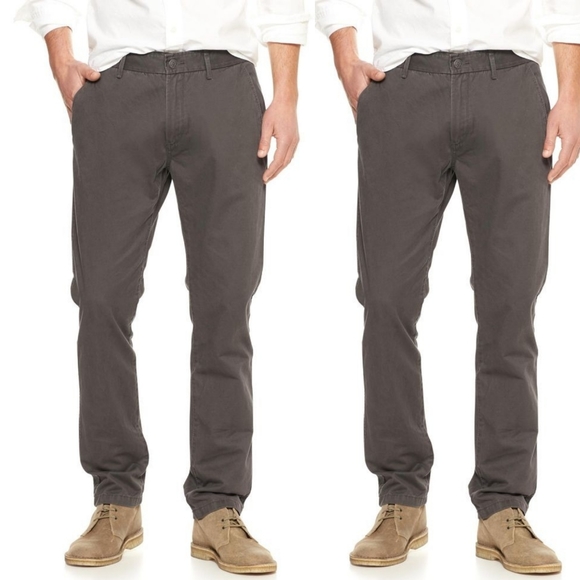 GAP Other - GAP Khakis Lived in Tapered Expedition Gray